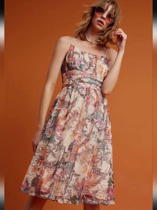 Anthropologie Dresses & Skirts - Anthropologie Floral Midi Dress